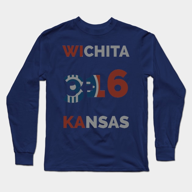 Wichita 316 Kansas Long Sleeve T-Shirt by EMP